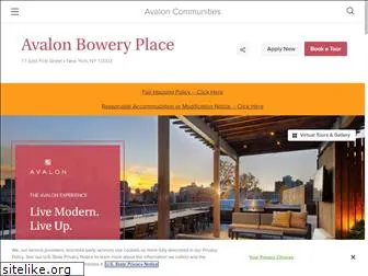 avalonboweryplace.com