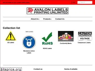 avalonlabels.com