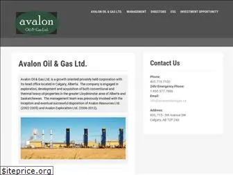 avalonoilandgas.ca