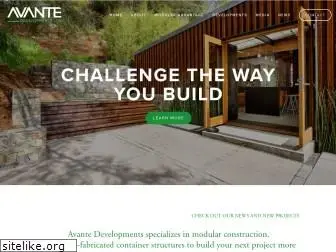 avantedevelopments.com