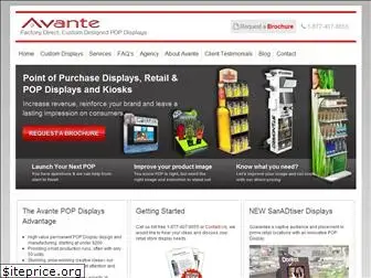 avantepopdisplays.com