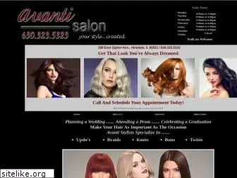 avantihairsalon.com