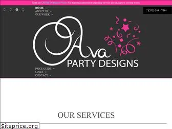 avapartydesigns.com