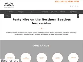 avapartyhire.com.au