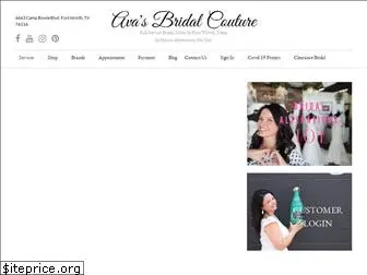 avasbridalcouture.com