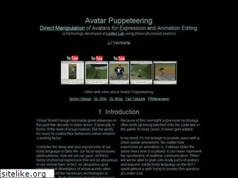 avatarpuppeteering.com