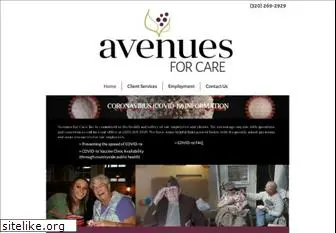 avenuesforcare.com