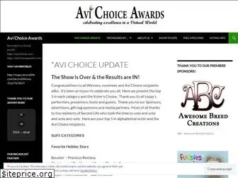 avichoiceawards.com