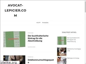 avocat-lepicier.com