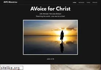 avoiceforchrist.org