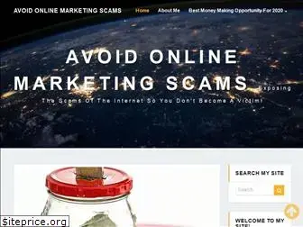 avoidonlinemarketingscams.com