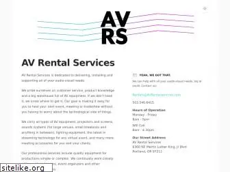 avrentalservices.com