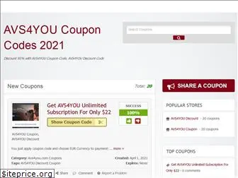 avs4youcouponcodes.com