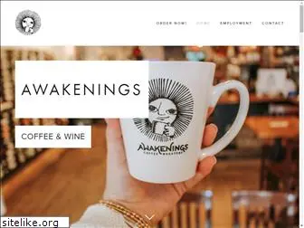 awakeningscoffeeandwine.com