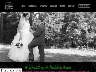 aweddingathiddenacres.com