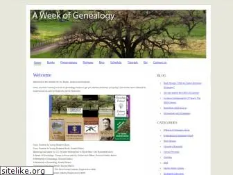 aweekofgenealogy.com