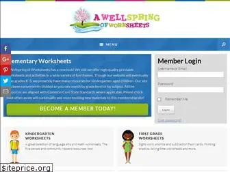awellspringofworksheets.com
