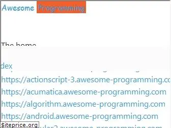 awesome-programming.com