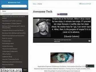 awesome-tech.readthedocs.io