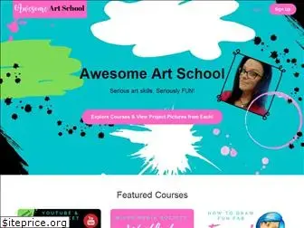 awesomeartschool.com