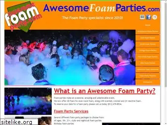 awesomefoamparties.com