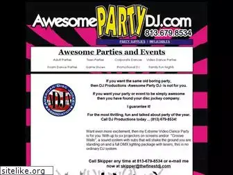 awesomepartydj.com