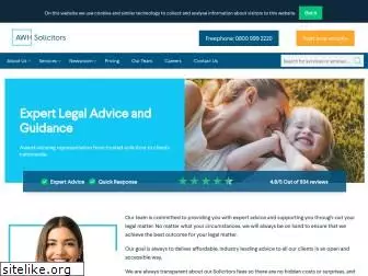awhsolicitors.co.uk