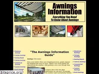 awnings-information.info