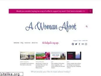 awomanafoot.com