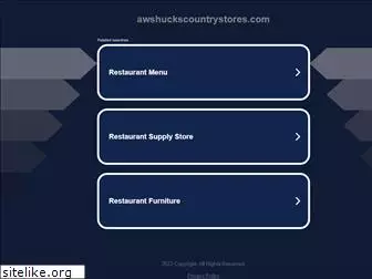 awshuckscountrystores.com