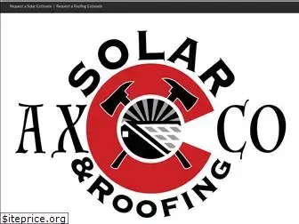 axcosolarandroofing.com