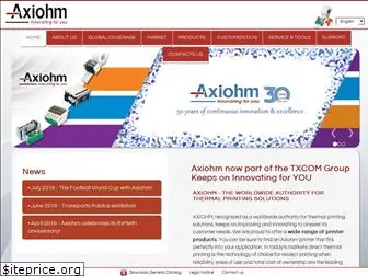 axiohm.com