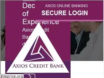 axioscreditbank.com