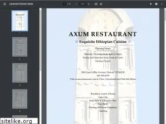 axum-restaurant.com