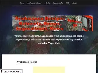 ayahuascarecipe.org
