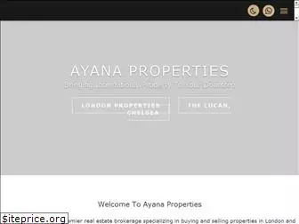 ayanaproperties.com