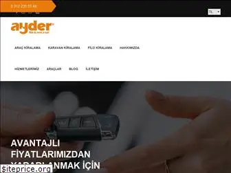 ayderrentacar.com.tr