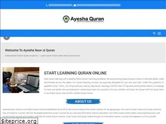 ayeshaquran.com