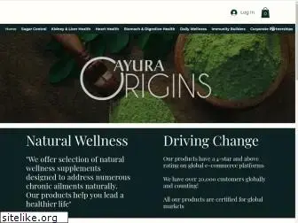 ayuraorigins.com