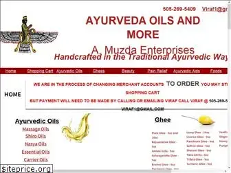 ayurvedaoilsandmore.com