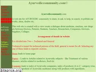 ayurvediccommunity.com