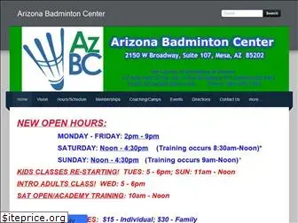 azbadmintoncenter.com