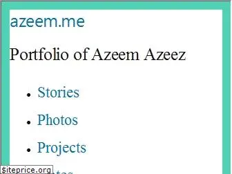 azeemazeez.com