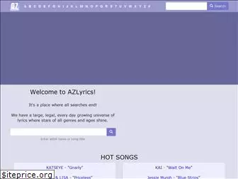 azlyrics.com