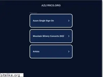 azlyrics.org