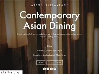 azyunrestaurant.com