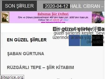 babaminsiirdefteri.com