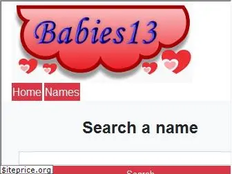 babies13.com