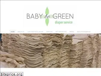 babybegreendiaperservice.com