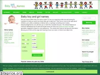 babyboyandgirlnames.com